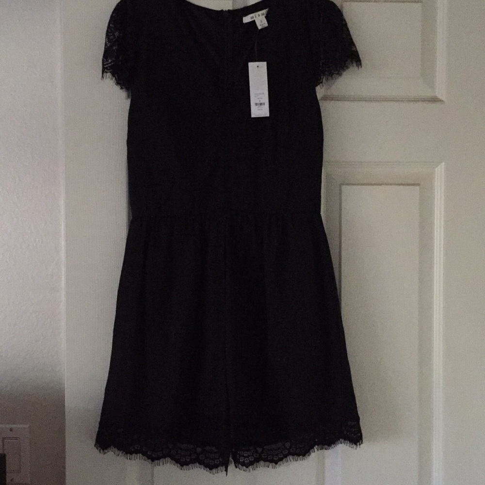 Black romper from Francesca’s.